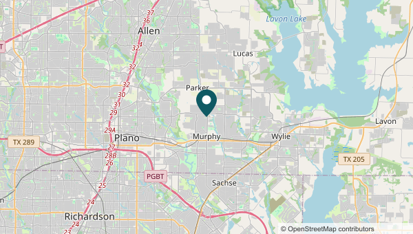 Map of the Murphy service area